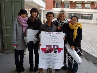 Die wohl netteste (und kälteste!) Lesung der Welt: An der Universität in Changchun