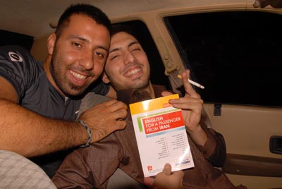 The Iranian Passengers: Peyman (l.) und Alireza