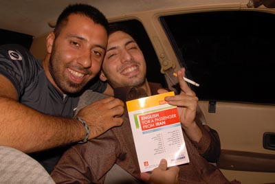 The Iranian Passengers: Peyman (l.) und Alireza The Iranian Passengers: Peyman (l.) und Alireza