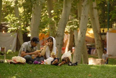 Picknicker in Saad Abat