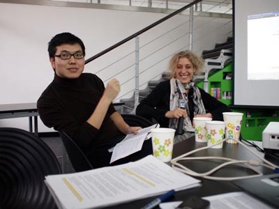 Lesung mit Zhou Wenhan im Goethe-Institut Peking